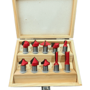 NX 10-Piece Router Bit Set – 1/2″ Shank