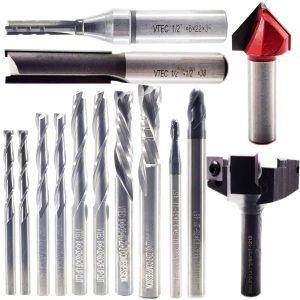 NX CNC 14-Piece Commercial Starter Kit – ER20 Up-Cut Endmills