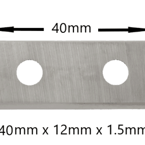 NX Straight Turnover Knife 40 x 12 (Box of 10)